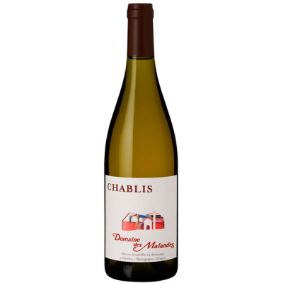 Вино Домен де Маланд Шабли 2023 белое сухое 12,5% 0,75 л фото