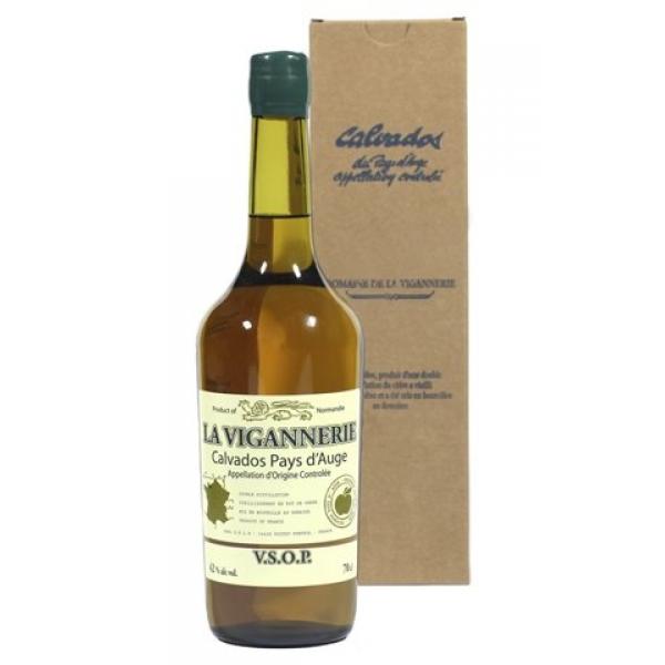 Кальвадос Ля Виганери ВСОП Пэи д'Ож 42% 0,7 л в п/у фото