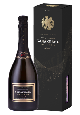 Вино игристое Золотая Балка Балаклава Пино Нуар Брют розовое 11,5% 0,75 л в п/у фото