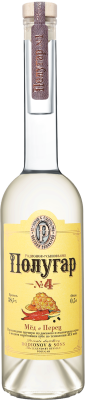 Дистиллят Полугар №4 Мед и Перец 38,5% 0,5 л фото