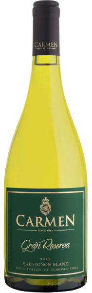 Вино Кармен Гран Ресерва Совиньон Блан 2022 Белое Сухое 13,5% 0,75 л фото