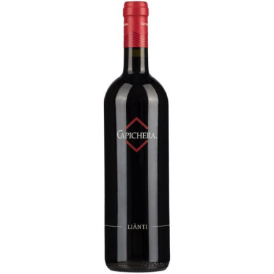 Вино Капикера Лианти Изола дей Нураги 2020 красное сухое 14% 0,75 л фото