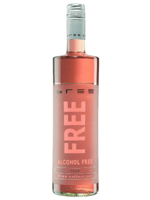 Вино Бри Фри Розе Розовое Полусладкое 0,5% 0,75 л фото