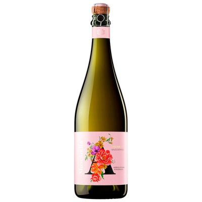 Вино игристое Мускандия Делири Ансестраль розовое экстра брют 12,5% 0,75 л фото