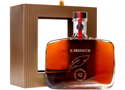 Бренди Н. Некрасов 40 лет в п/у 43% 0,7 л фото