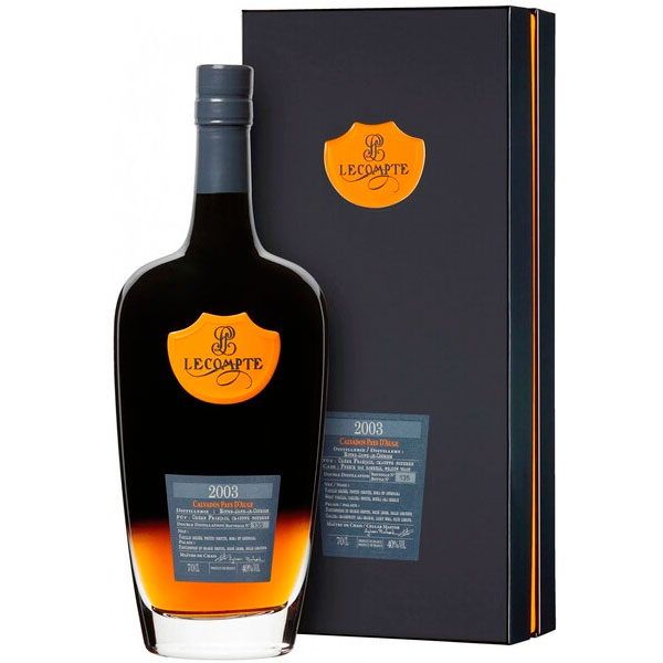 Кальвадос Леконт Пэи д'Ож Миллезим 2003 40% 0,7 л в п/у фото