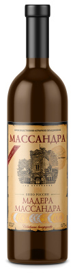 Вино креплёное Массандра Мадера 2016 белое 19,5% 0,75 л фото
