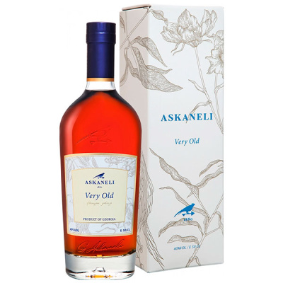 Коньяк Асканели Вери Олд 5 лет 40% 0,5 л в п/у фото