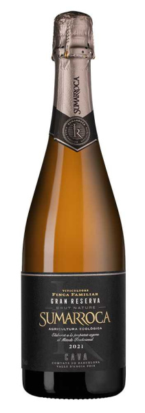 Вино игристое Сумаррока Гран Ресерва Брют Натуре Кава 2022 Белое Экстра Брют 11,5% 0,75 л фото