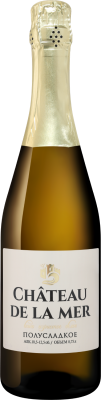 Вино игристое Шато Де Ла Мер белое полусладкое 12% 0,75 л фото