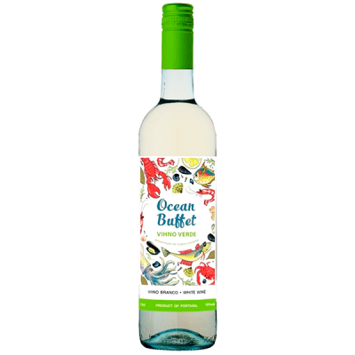 Вино Белое Полусухое Ocean Buffet Branco Vinho Verde 2024 0,75 л фото