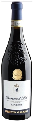 Вино Брикко Джиано Барбера д'Асти Супериоре 2021 красное полусухое 13,5% 0,75 л фото