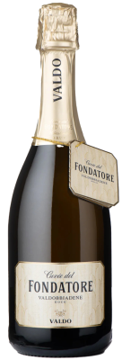 Вино игристое Вальдо Кюве дель Фондаторе Вальдоббьядене Миллезимато 2022 Белое Брют 12% 0,75 л фото