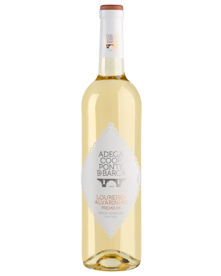Вино Понти да Барка Лоурейру Альваринью Премиум 2023 белое сухое 12,5% 0,75 л фото