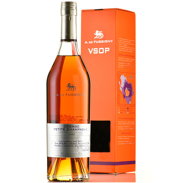 Коньяк А. де Фуссиньи ВСОП Петит Шампань 40% 0,7 л в п/у фото